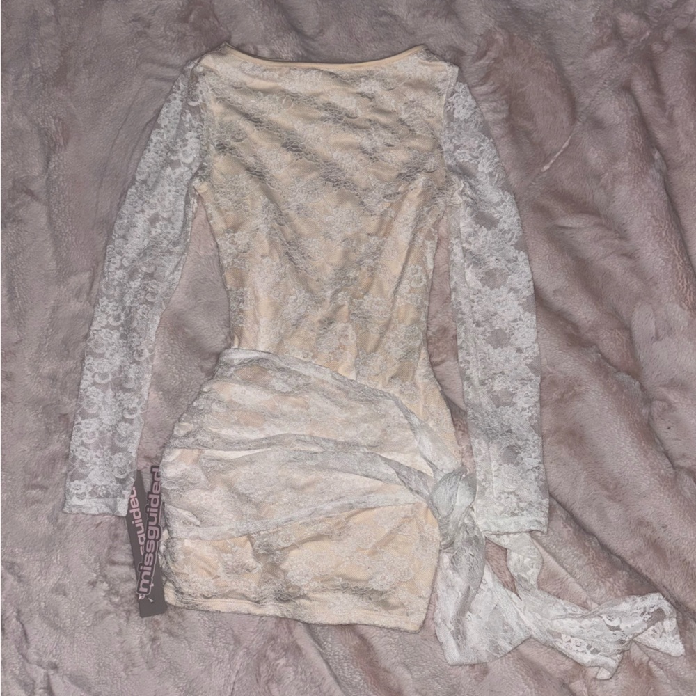 Missguided Mini Lace Dress